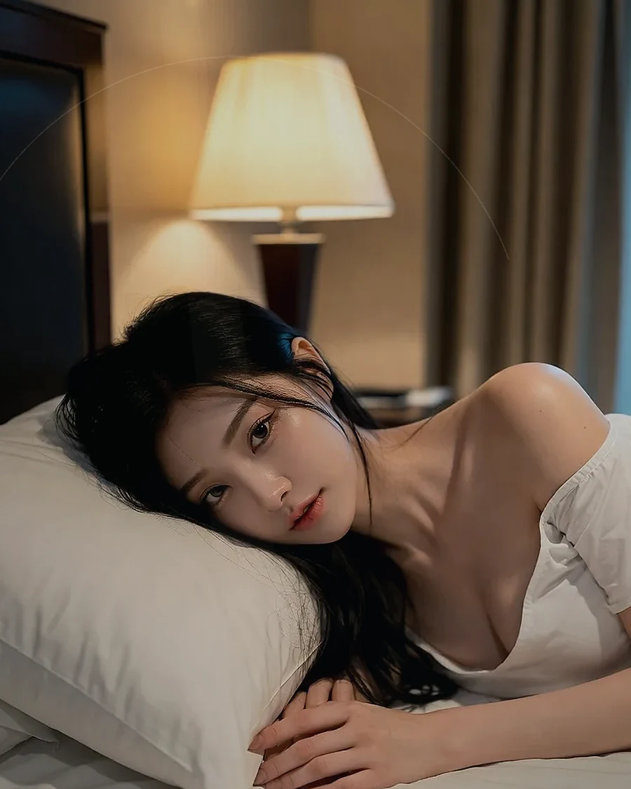 경남 창원시 · 조용한 객실 침대 옆의 인물