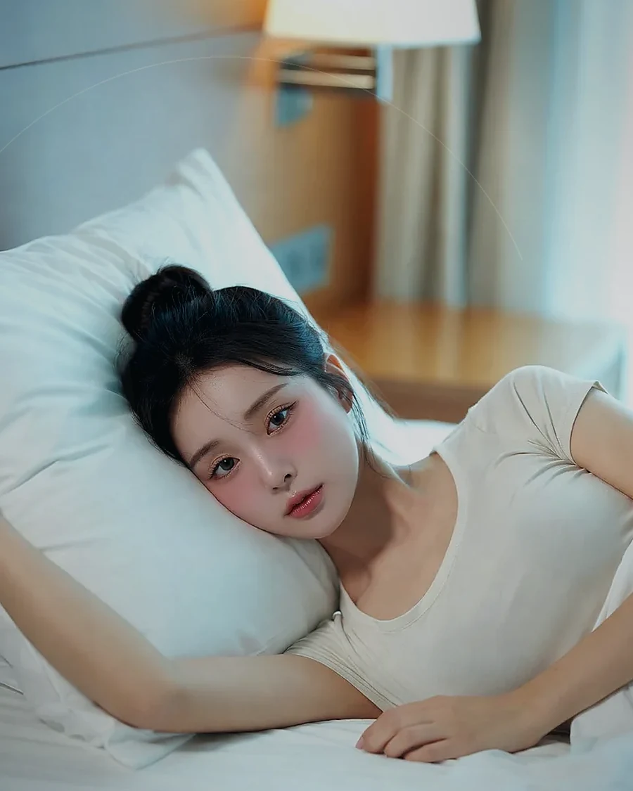 경남 창원시 팔용동 · 은은한 조명의 실내에 앉은 인물