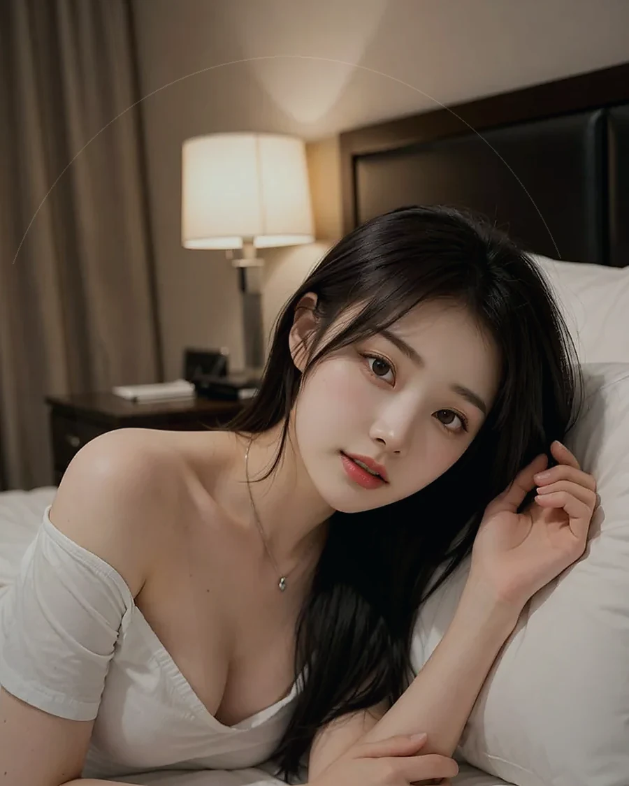 경남 창녕군 영산면 · 커튼 사이 빛이 들어오는 객실의 인물