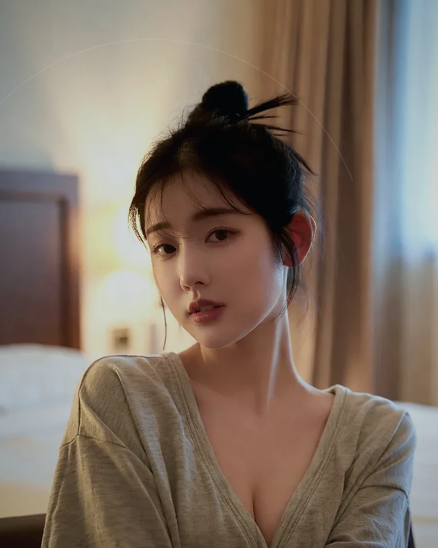 경남 거창군 거창읍 · 어두운 조도의 객실에 머무는 인물