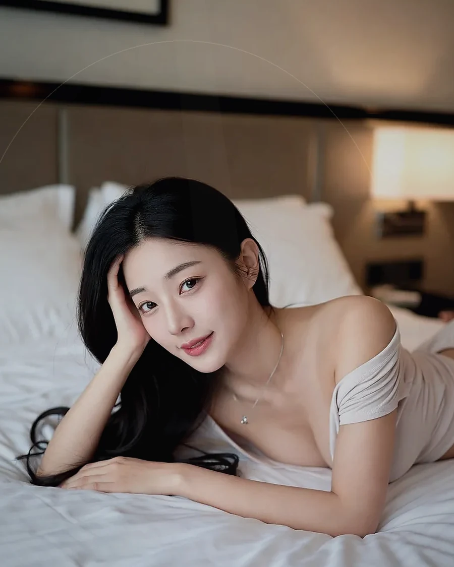 거제 · 은은한 조명의 실내에 앉은 인물