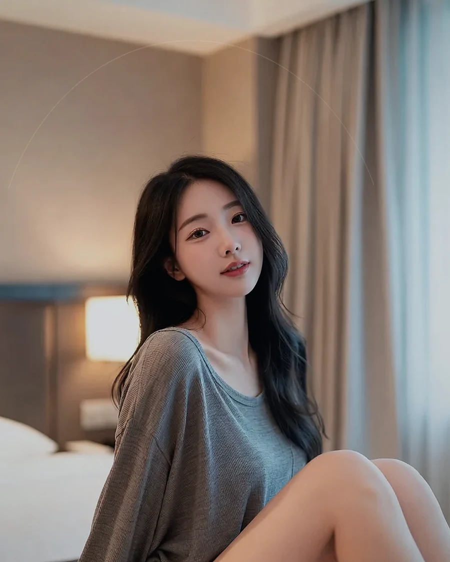 경남 거제시 아주동 · 정돈된 실내에서 쉬는 인물